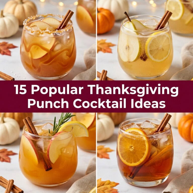 15 Popular Thanksgiving Punch Cocktail Ideas
