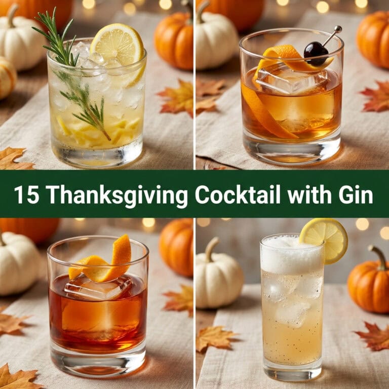 15 Thanksgiving Cocktail with Gin