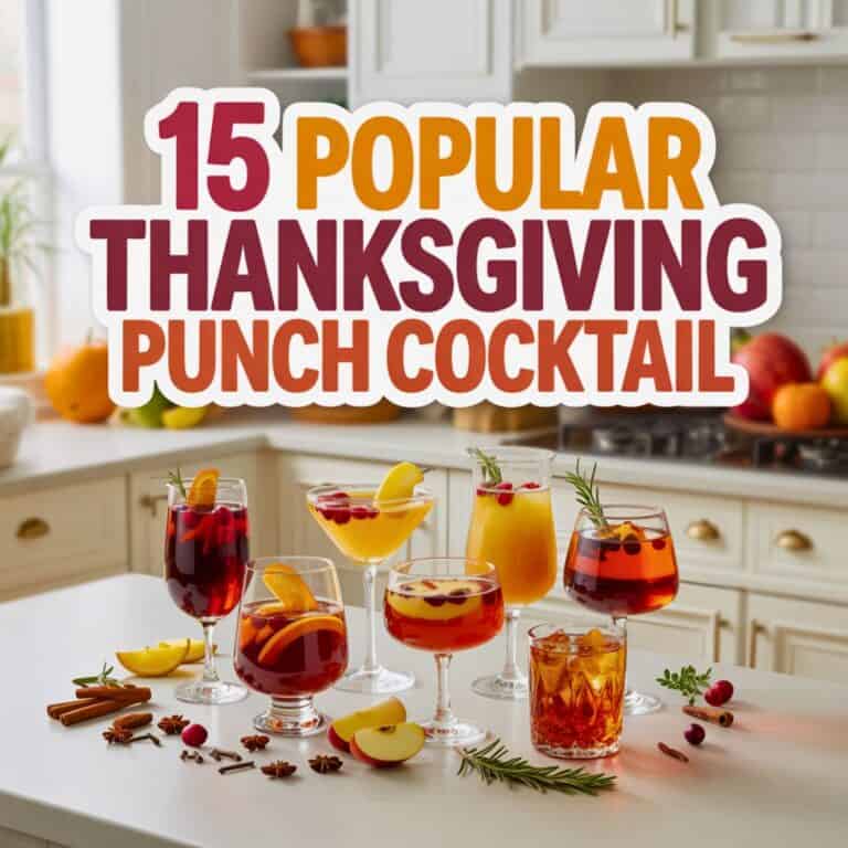 15 Popular Thanksgiving Punch Cocktail Ideas