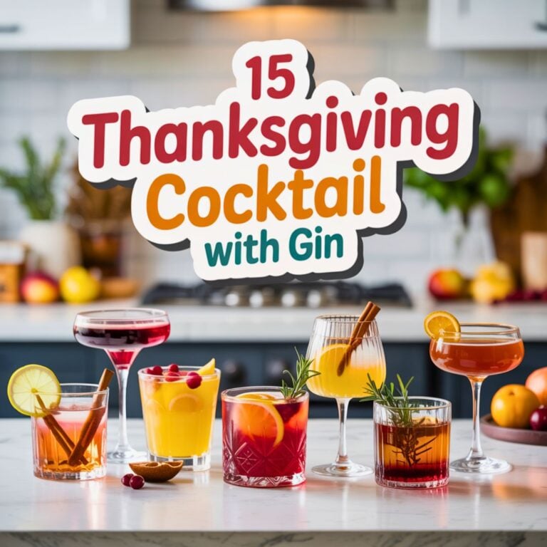 15 Thanksgiving Cocktail with Gin