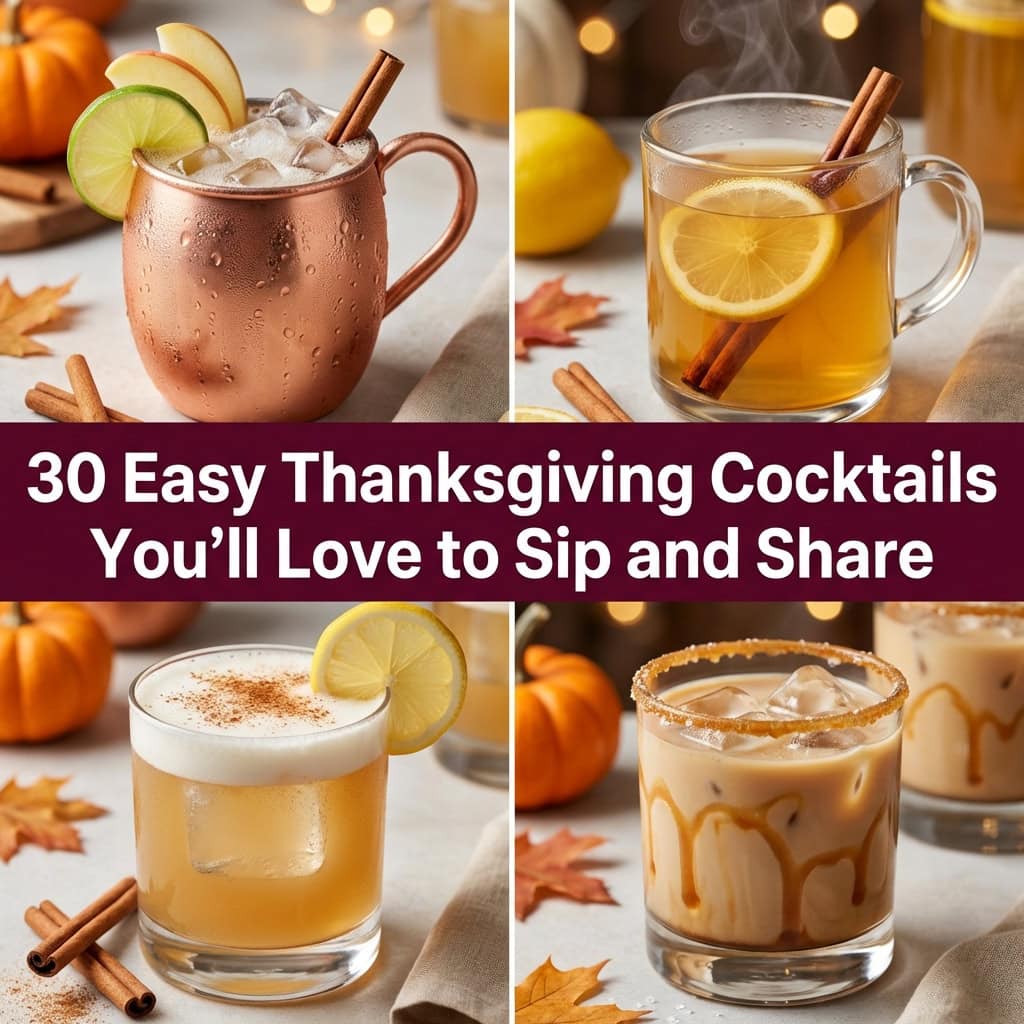 30 Easy Thanksgiving Cocktails You’ll Love to Sip and Share