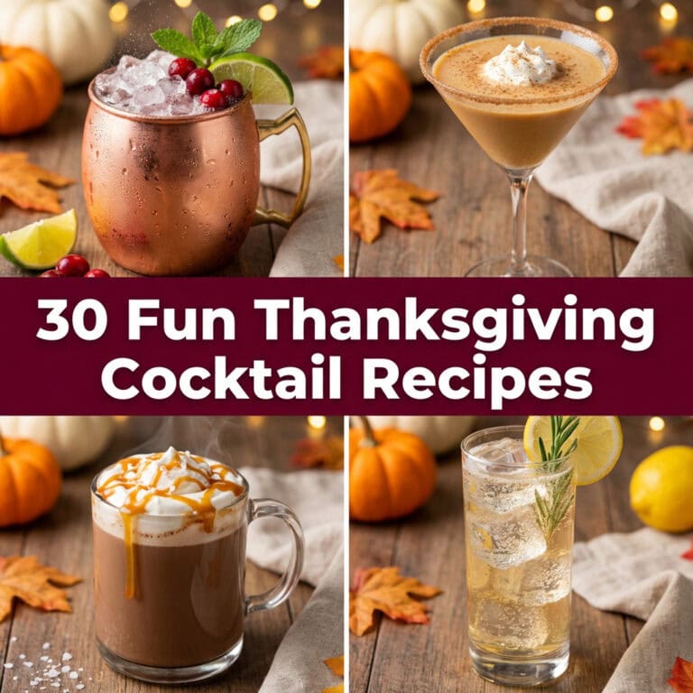 30 Fun Thanksgiving Cocktail Recipes