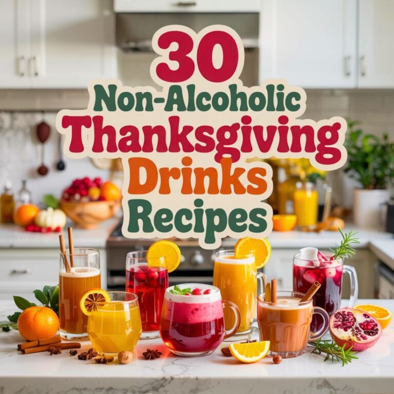 30 Non-alcoholic Thanksgiving Drinks Recipes