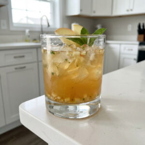 Apple Cider Bourbon Smash Cocktail Recipe