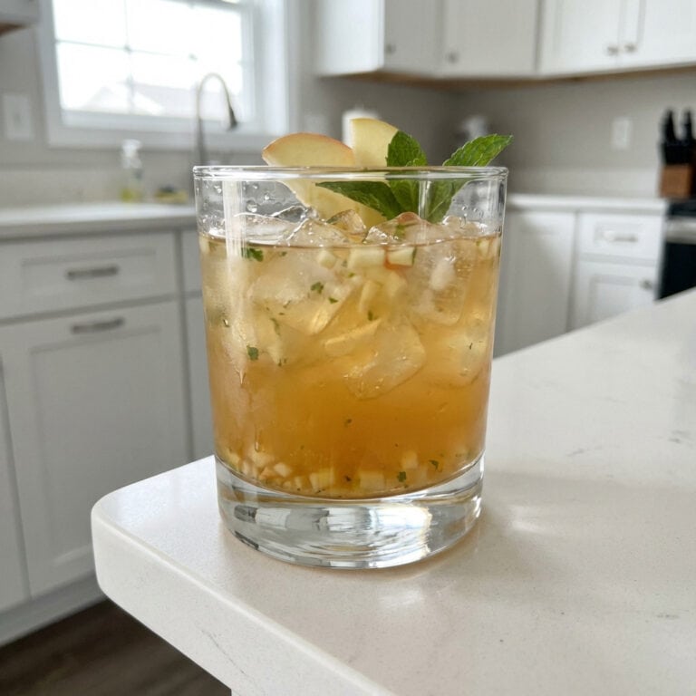Apple Cider Bourbon Smash Cocktail Recipe