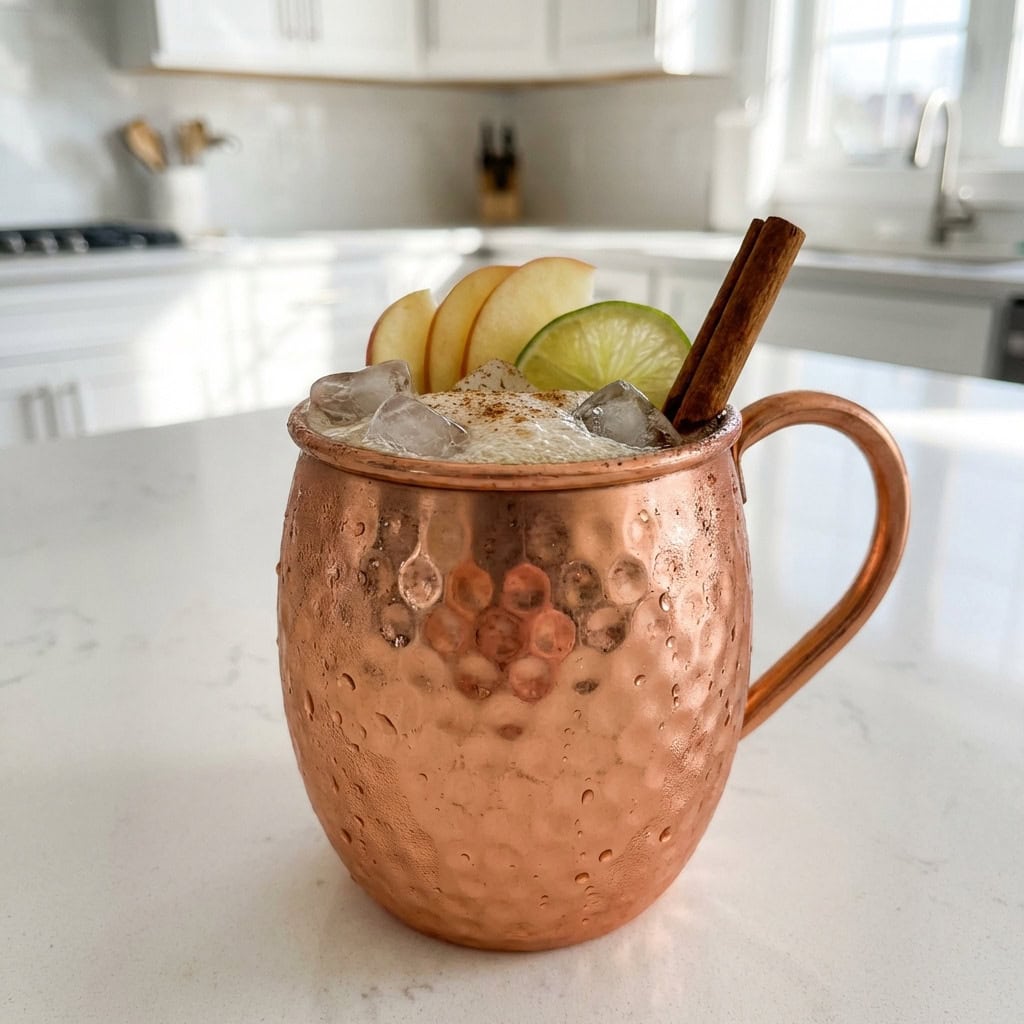 Apple Cider Vodka Mule Cocktail Recipe