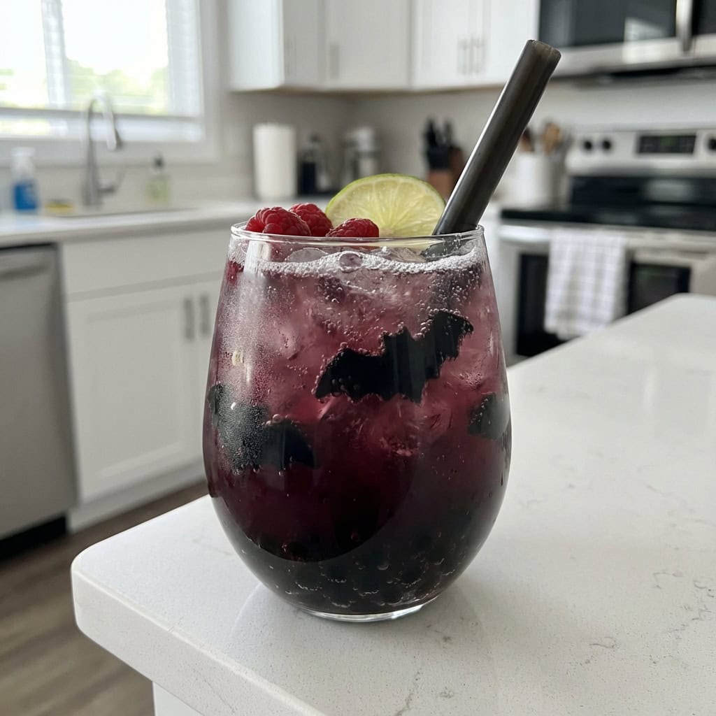 Bat Wing Bubble Tea Mocktail Recipe