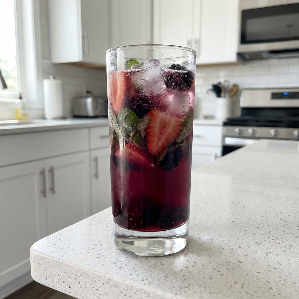 Bat’s Bite Berry Punch Mocktail Recipe