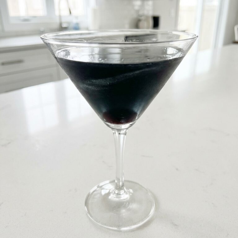 Black Magic Martini Cocktail Recipe
