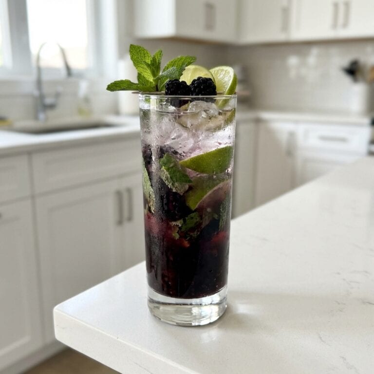 Black Magic Mojito Mocktail Recipe