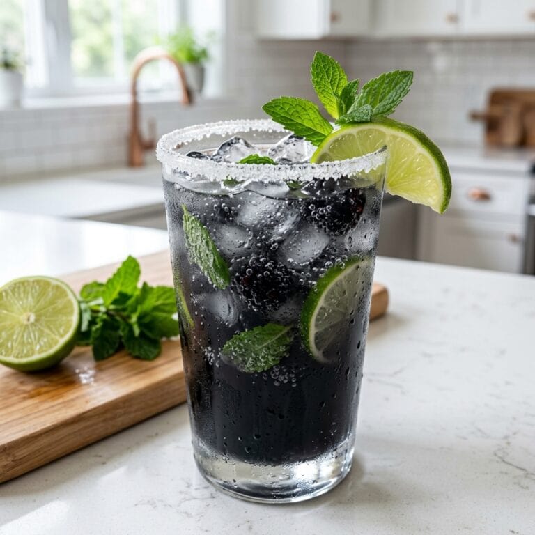 Black Magic Mojito Punch Cocktail Recipe