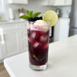 Blackberry Spider Soda Mocktail Recipe