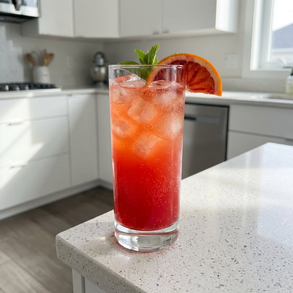 Blood Orange Fizz Mocktail Recipe