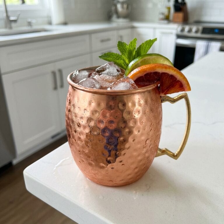 Blood Orange Moscow Mule Cocktail Recipe