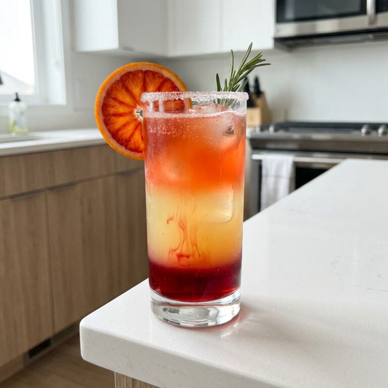 Blood Orange Sunrise Mocktail Recipe