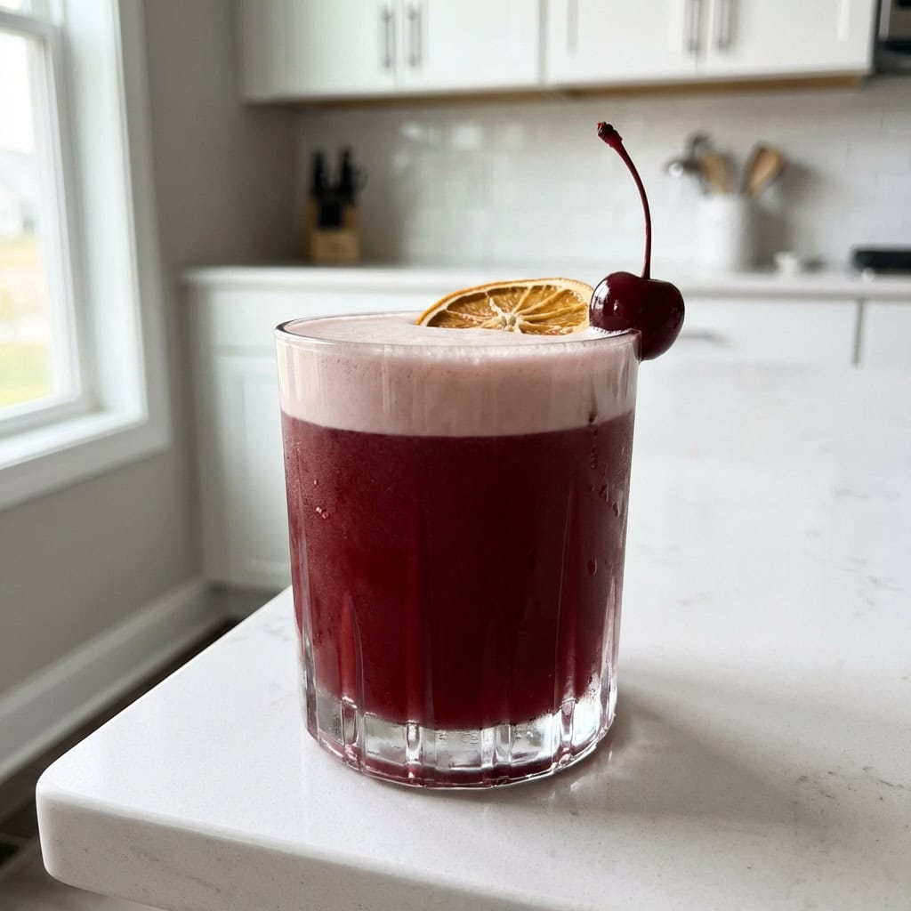 Bloodbath Bourbon Sour Cocktail Recipe