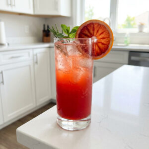 Bloody Orange Soda Punch Mocktail Recipe