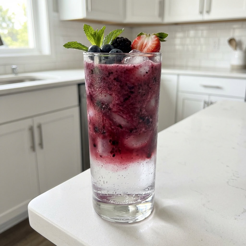 Boo Berry Shake Mocktail Recipe