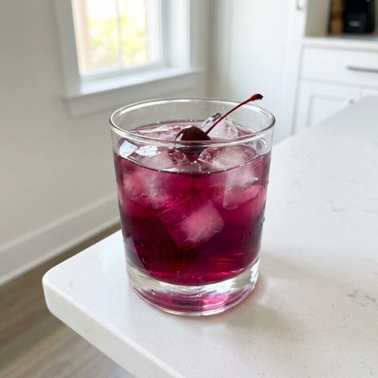 Boozy Black Cherry Cocktail Recipe (3-Ingredient Only)