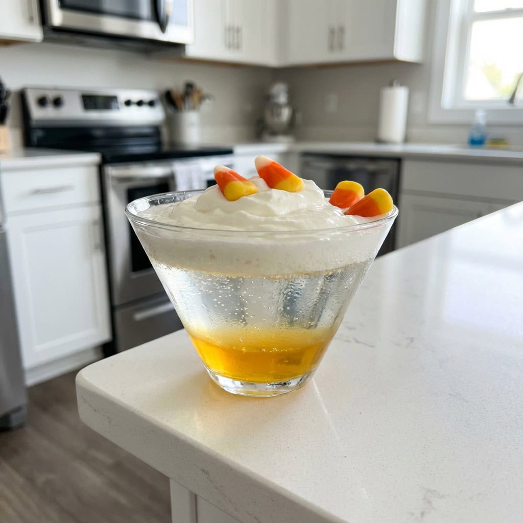 Candy Corn Cooler Mocktail Recipe