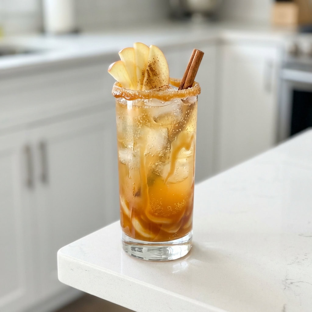 Caramel Apple Mocktail Recipe