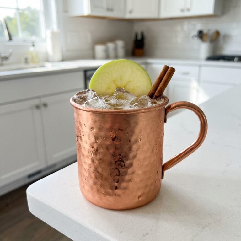 Caramel Apple Mule Cocktail Recipe (3-Ingredient Only)