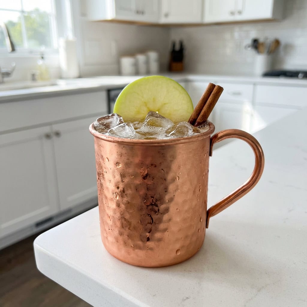 Caramel Apple Mule Cocktail Recipe (3-Ingredient Only)