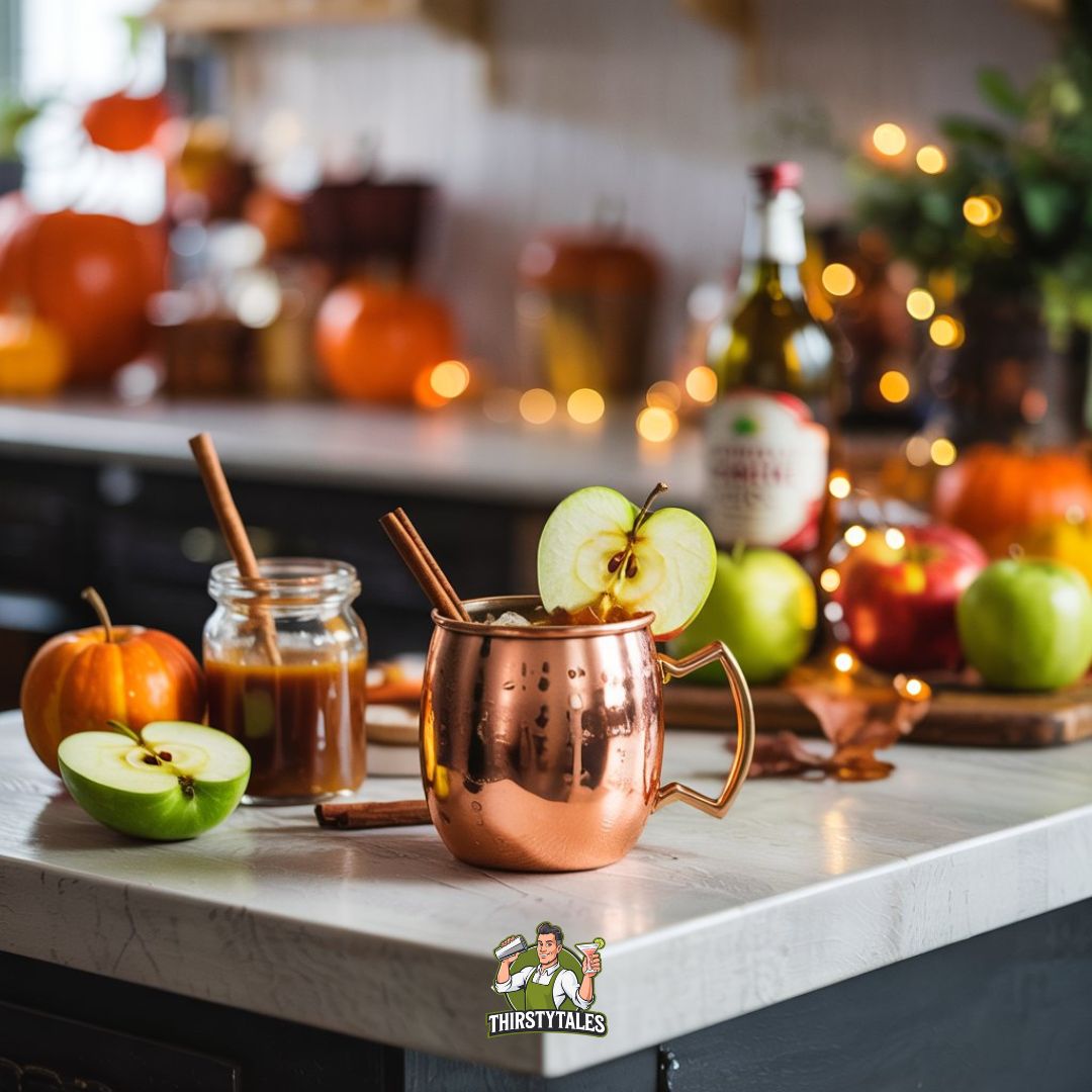 Caramel Apple Mule Cocktail Recipe