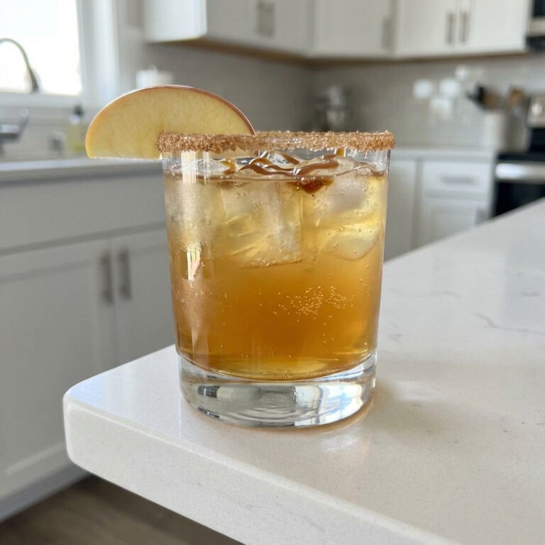 Caramel Apple Vodka Smash Cocktail Recipe