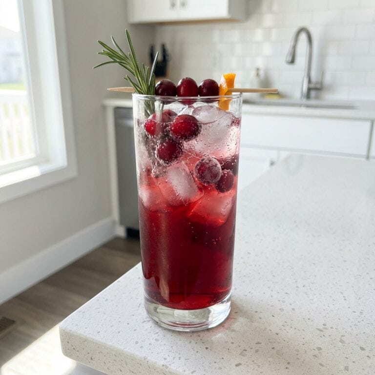 Cauldron Cranberry Sparkler Mocktail Recipe