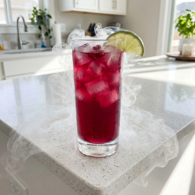 Cauldron Smoke Cocktail with Gin and Dry Ice Cocktail Recipe