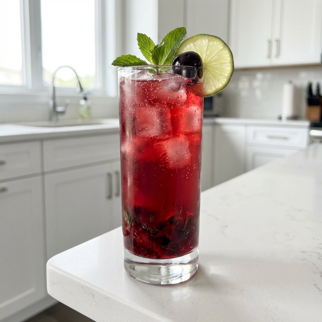Cherry Bloodshot Mocktail Recipe