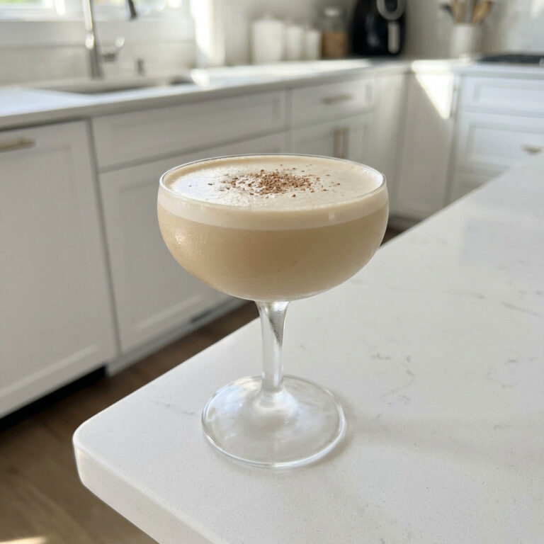Chestnut Gin Flip Cocktail Recipe