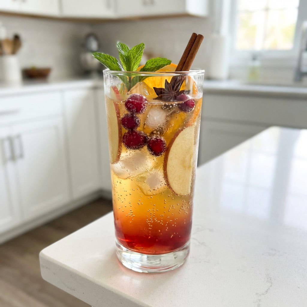 Cider and Spice Mocktail Recipe