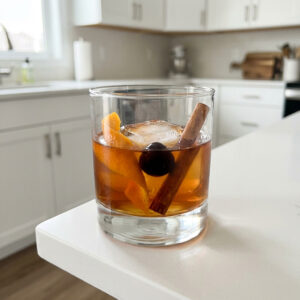 Cinnamon Maple Old Fashioned Cocktail Recipe
