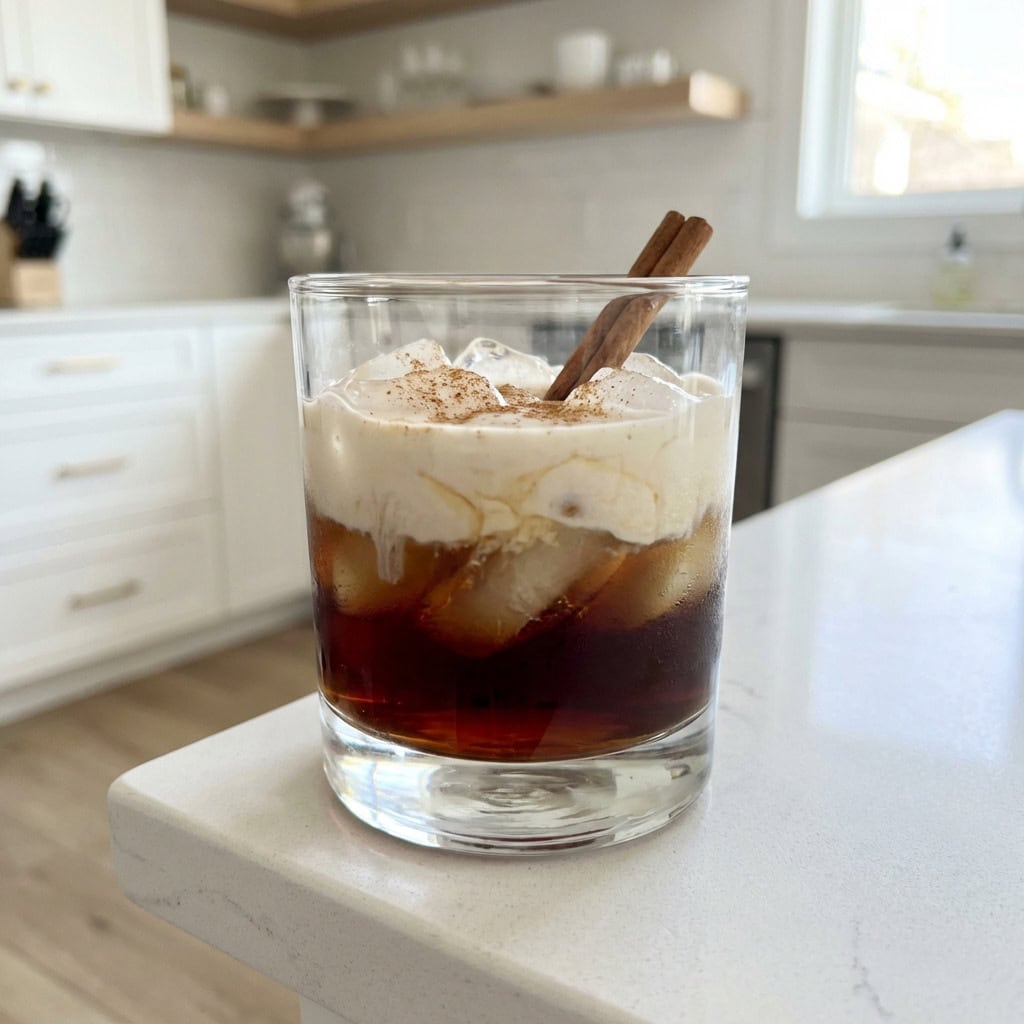 Cinnamon Maple White Russian Cocktail Recipe