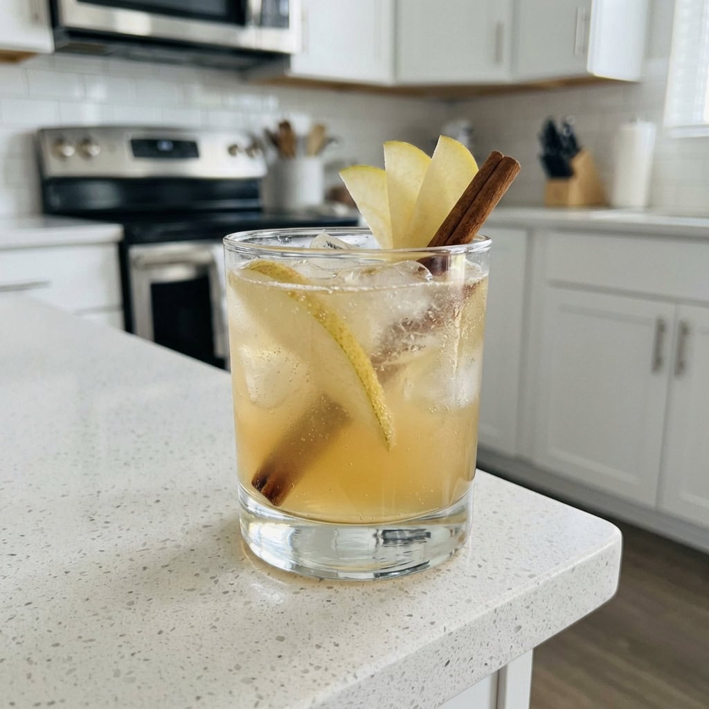 Cinnamon Pear Punch Cocktail Recipe