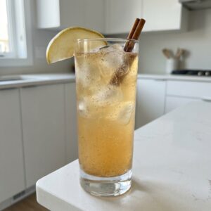 Cinnamon Pear Punch Mocktail Recipe