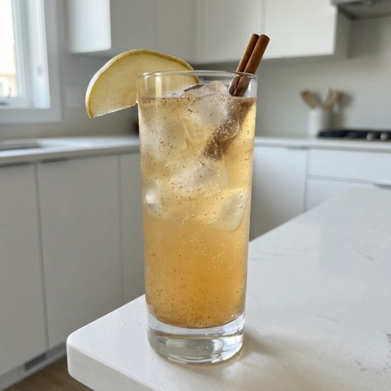 Cinnamon Pear Punch Mocktail Recipe