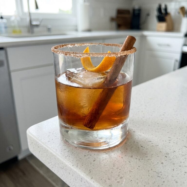 Cinnamon Sugar Old Fashioned Cocktail Recipe