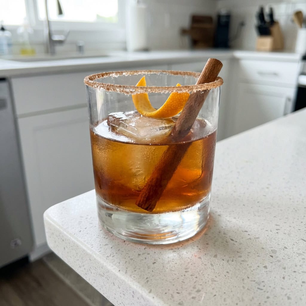 Cinnamon Sugar Old Fashioned Cocktail Recipe