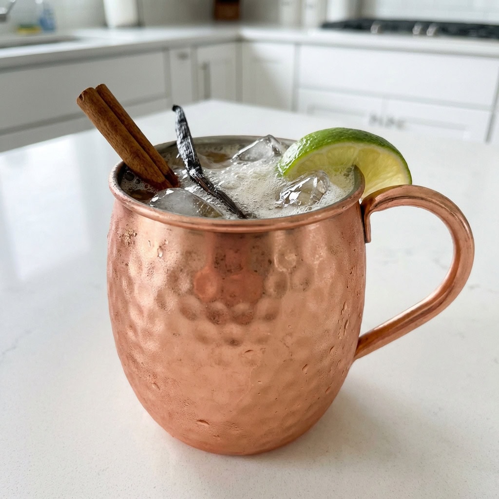 Cinnamon Vanilla Mule Cocktail Recipe