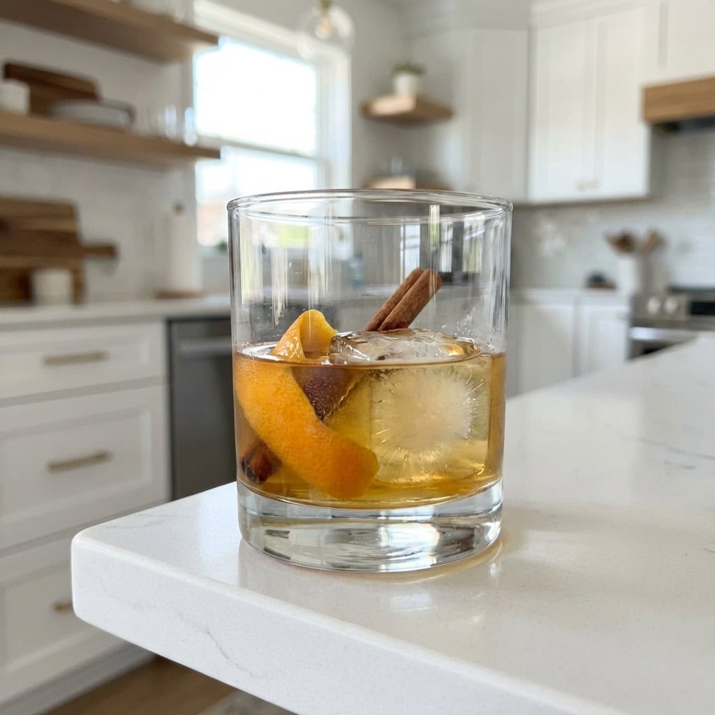 Cinnamon Vanilla Vodka Old Fashioned Cocktail Recipe