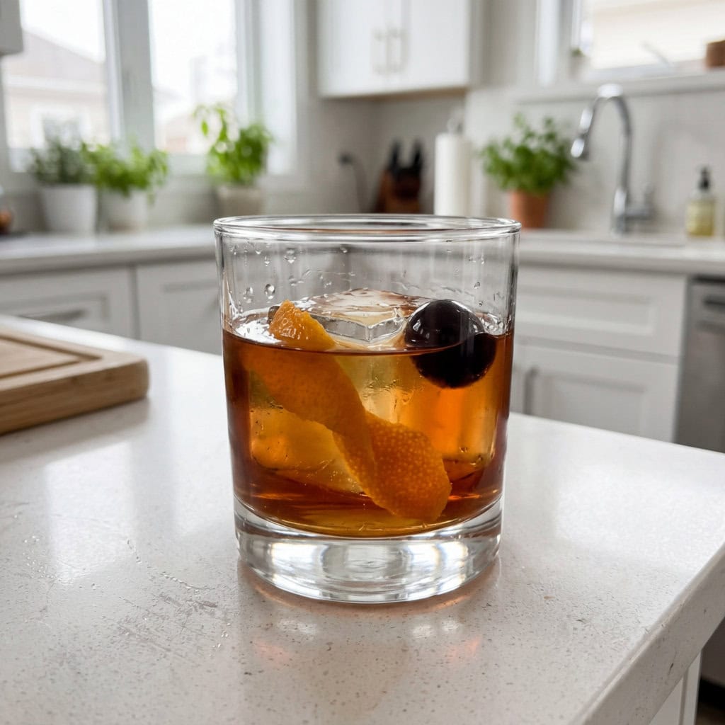 Classic Bourbon Old Fashioned Cocktail Recipe