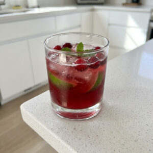 Cranberry Gin Smash Cocktail Recipe