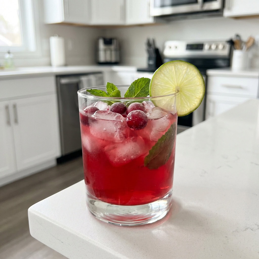 Cranberry Ginger Punch Cocktail Recipe