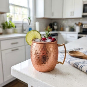 Cranberry Ginger Vodka Mule Cocktail Recipe
