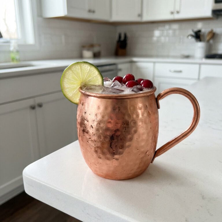 Cranberry Mezcal Mule Cocktail Recipe