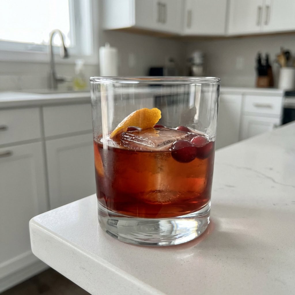 Cranberry Old Fashioned Cocktail Recipe