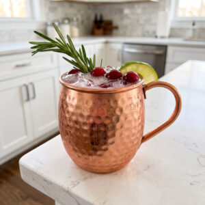 Cranberry Rosemary Mule Cocktail Recipe